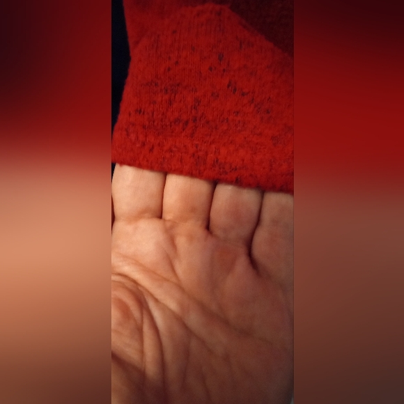 Red Sweater Dress Size M - Picture 6 of 7